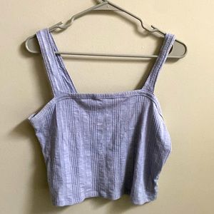 American eagle blue tank top, size large